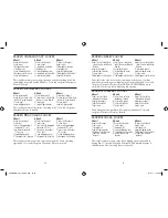 Предварительный просмотр 8 страницы Sunbeam FRSBBK04 User Manual