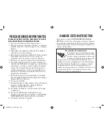 Preview for 10 page of Sunbeam FRSBBK04 User Manual
