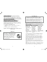 Preview for 13 page of Sunbeam FRSBBK04 User Manual