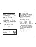 Preview for 5 page of Sunbeam FRSBWDBK User Manual