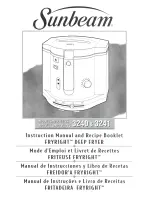 Sunbeam FryRight 3240 Instruction Manual And Recipe Booklet предпросмотр