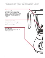 Предварительный просмотр 4 страницы Sunbeam Fusion PB4200 Instruction Booklet