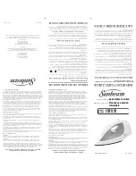 Preview for 1 page of Sunbeam GCSBCL-100 Instruction Manual