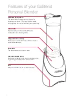 Preview for 4 page of Sunbeam GoBlend PB1000A Instruction Booklet