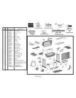 Preview for 3 page of Sunbeam GRILL MASTER SG6522RP Parts List