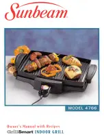 Предварительный просмотр 1 страницы Sunbeam GRILLSMART 4766 Owner'S Manual With Recipes