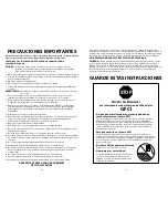 Предварительный просмотр 8 страницы Sunbeam HD3002 Instruction Manual