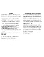 Предварительный просмотр 10 страницы Sunbeam HD3002 Instruction Manual