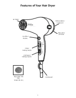 Предварительный просмотр 5 страницы Sunbeam HD3006 Instruction Manual