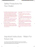 Preview for 4 page of Sunbeam HE2050 Instruction Booklet