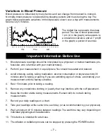 Предварительный просмотр 7 страницы Sunbeam Health at Home 61-268-001 Instruction Manual