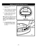 Preview for 8 page of Sunbeam Health at Home 61-268-001 Instruction Manual