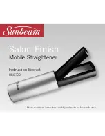 Sunbeam HS6700 Instruction Booklet предпросмотр