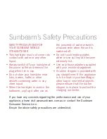 Preview for 3 page of Sunbeam HS6700 Instruction Booklet