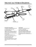 Предварительный просмотр 3 страницы Sunbeam HS9200 Instruction Booklet