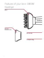 Preview for 4 page of Sunbeam IONIC HD7850P Instruction Booklet