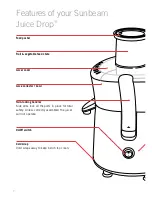 Preview for 4 page of Sunbeam Juice Drop JE4800 Instruction Booklet