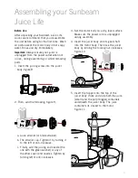 Preview for 7 page of Sunbeam Juice Life JS7300 Instruction Booklet