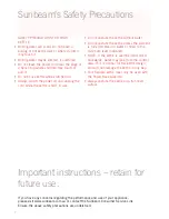 Предварительный просмотр 3 страницы Sunbeam KE2100 Instruction Booklet