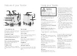 Preview for 3 page of Sunbeam Kyoto City TAM8002 User Manual