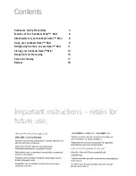 Preview for 3 page of Sunbeam LC3200 Instruction Booklet