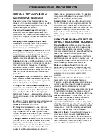 Предварительный просмотр 7 страницы Sunbeam MA-6400B Owner'S Manual And Cooking Manual