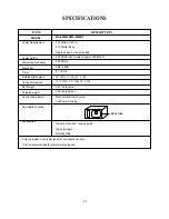 Предварительный просмотр 4 страницы Sunbeam MA-6400B2 Service Manual