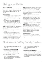 Preview for 5 page of Sunbeam MAESTRO KE6450G User Manual