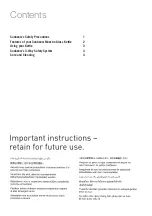 Preview for 2 page of Sunbeam Maestro KE9750 User Manual