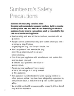 Preview for 4 page of Sunbeam MG6500 Instruction Booklet