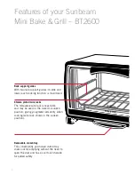 Preview for 4 page of Sunbeam Mini Bake & Grill BT2600 Instruction Booklet