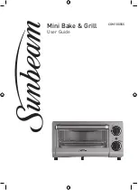 Sunbeam Mini Bake & Grill COM1000SS User Manual preview