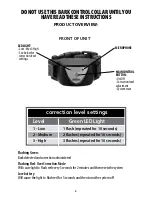 Preview for 3 page of Sunbeam Mini Bark Control Collar Instruction Manual