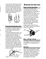 Предварительный просмотр 7 страницы Sunbeam MIXMASTER 2366 Instruction Manual