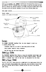 Предварительный просмотр 3 страницы Sunbeam MIXMASTER 2372 Instruction Manual