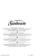 Preview for 28 page of Sunbeam MIXMASTER 2372 Instruction Manual