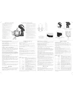 Preview for 2 page of Sunbeam Mixmaster 2379-33 User Manual