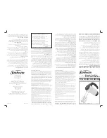 Предварительный просмотр 1 страницы Sunbeam Mixmaster 2524 User Manual