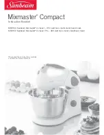 Предварительный просмотр 1 страницы Sunbeam Mixmaster Compact MX5900 Instruction Booklet