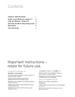 Preview for 2 page of Sunbeam mixmaster compact pro mx5950 User Manual