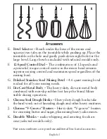 Preview for 5 page of Sunbeam MixMaster FPSBSM2101 User Manual