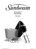 Sunbeam Mixmaster JMP2000BK User Manual предпросмотр