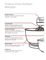 Предварительный просмотр 4 страницы Sunbeam Mixmaster MX001 Instruction/Recipe Booklet