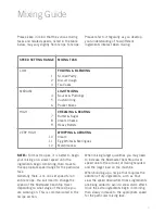 Preview for 9 page of Sunbeam Mixmaster MX003 Instruction Booklet