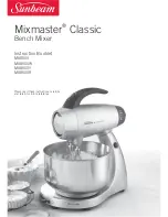 Sunbeam Mixmaster MX8500 Instruction Booklet preview