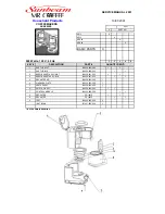 Preview for 1 page of Sunbeam MR.Coffee ARX23 Service Manual