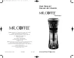 Sunbeam Mr.Coffee User Manual preview