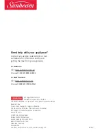 Предварительный просмотр 16 страницы Sunbeam Multi-Capsule CM2000 Instruction Booklet