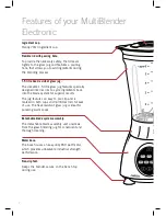 Preview for 4 page of Sunbeam MultiBlender PB7910 Instruction Booklet