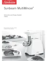 Sunbeam MultiMincer FG5600 Instruction And Recipe Booklet preview